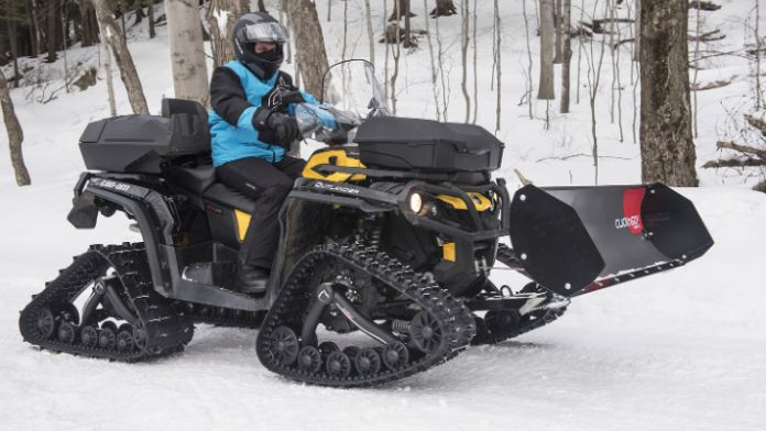 How to Plow Snow With ATV